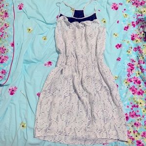 BCBGeneration cinched waist racer back dress